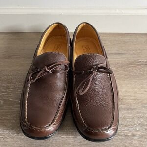 Sandro Moscoloni Brown Driving Loafer Shoes Men's Size 10.5D Moc Toe Comfort